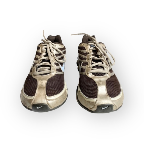 Nike ✔︎ Reax 3 Running Shoes Sneakers ✔︎ Brown Silver Light Blue Swoosh ✔︎ 7M - Picture 8 of 16